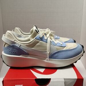 Nike Waffle Debut Women's Size 9 Soft Pearl White Blue